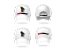 Custom cap design mockup with logo for Stuntrider.lv by MGMedia